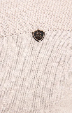 Pull col montant zippé -