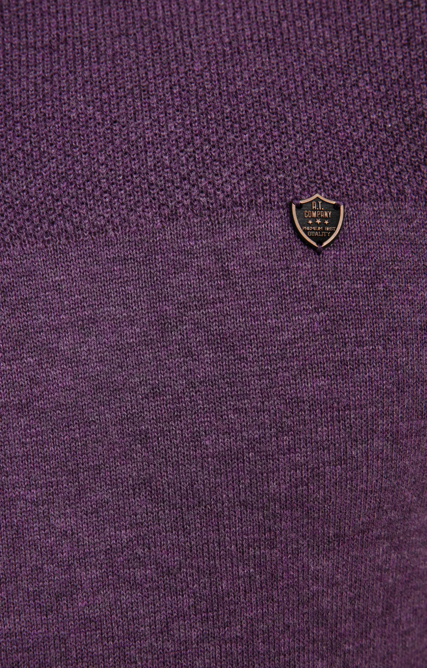 Pull col montant zippé -
