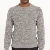Pull col rond côtelé -