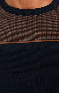 Pull col rond fantaisie -