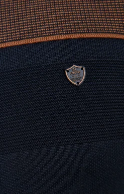 Pull col rond fantaisie -