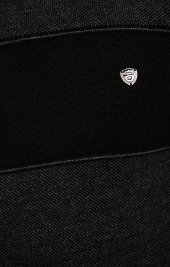 Pull col rond noir -