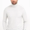 Pull col roulé uni -