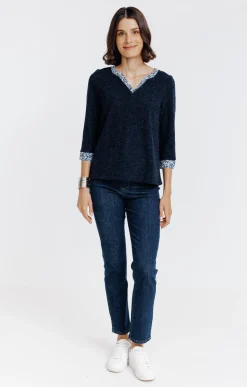 Pull 2-en-1 avec boutons -