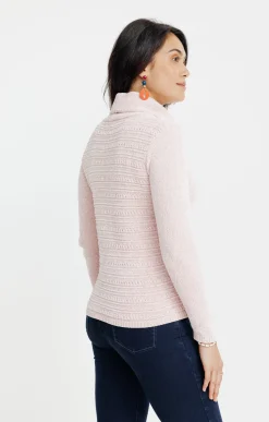 PULL EN CHENILLE TRICOTAGE FANTAISIE -