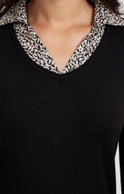 Pull 2-en-1 imprimé -