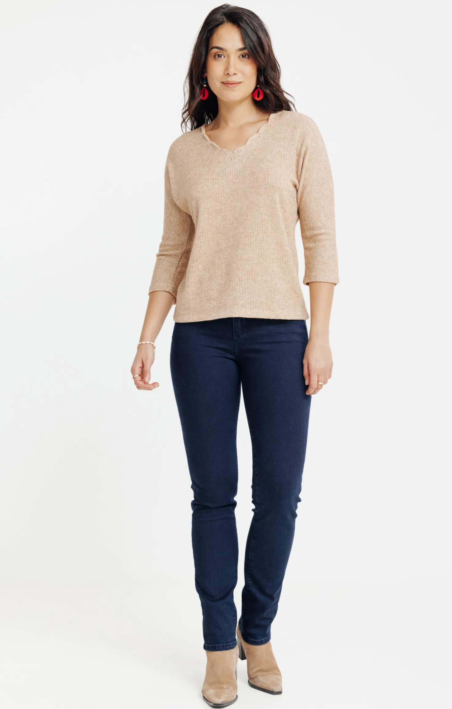 Pull en maille fantaisie -