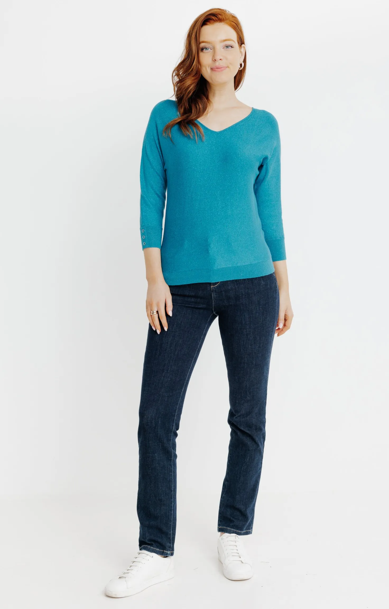 PULL LUREX AVEC BOUTONS -