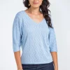 Pull maille brillante -
