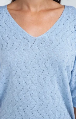 Pull maille brillante -