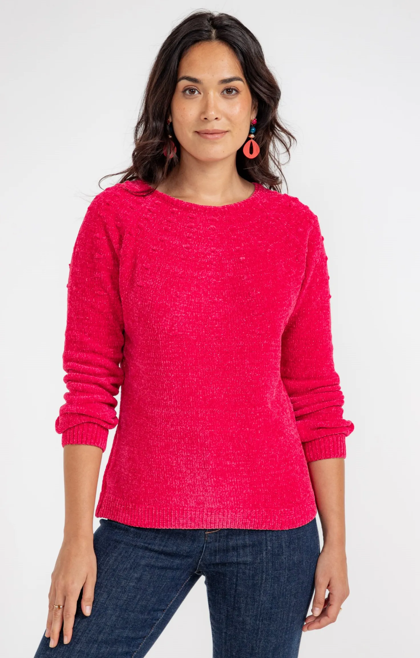 Pull maille chenille -