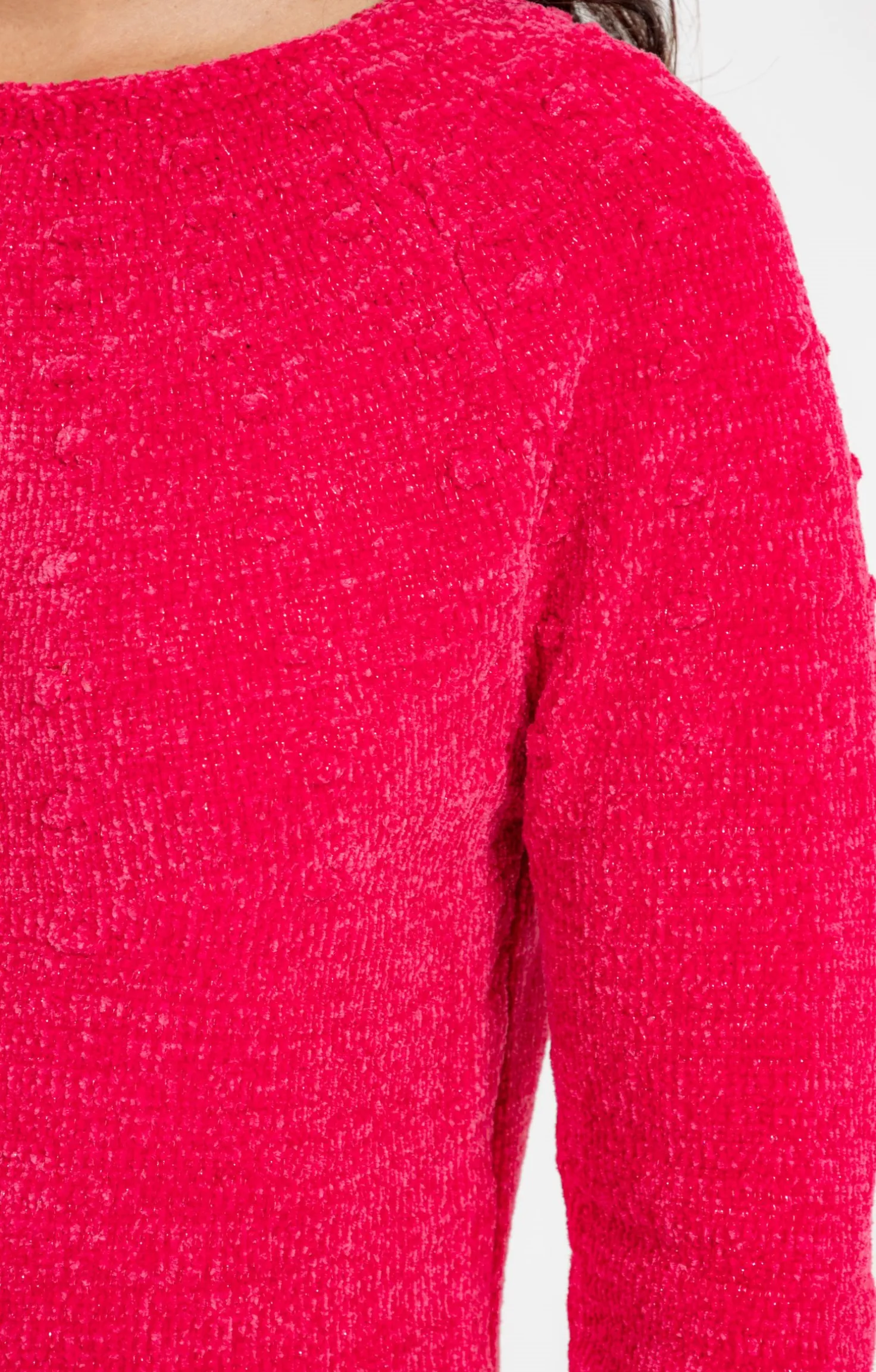 Pull maille chenille -