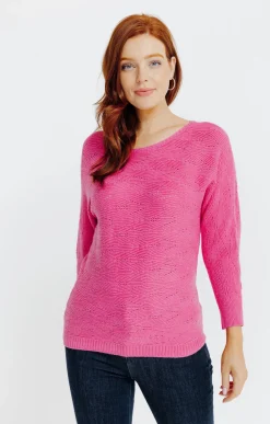 Pull manches longues chauve-souris -