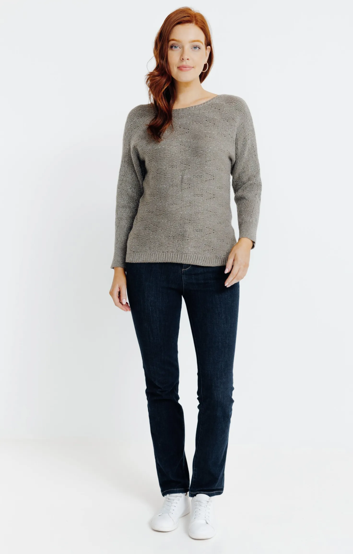 Pull manches longues chauve-souris -