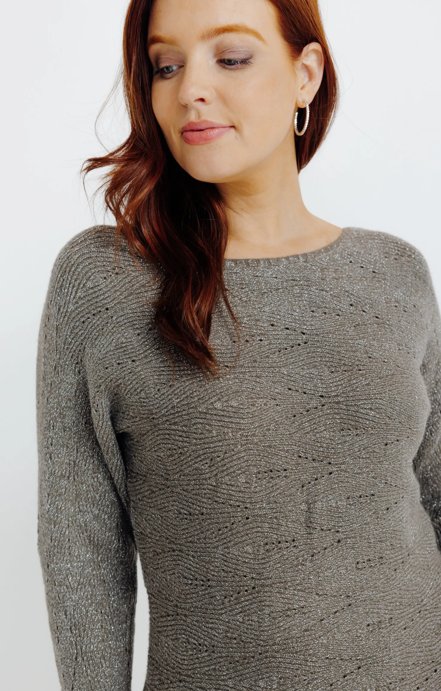 Pull manches longues chauve-souris -