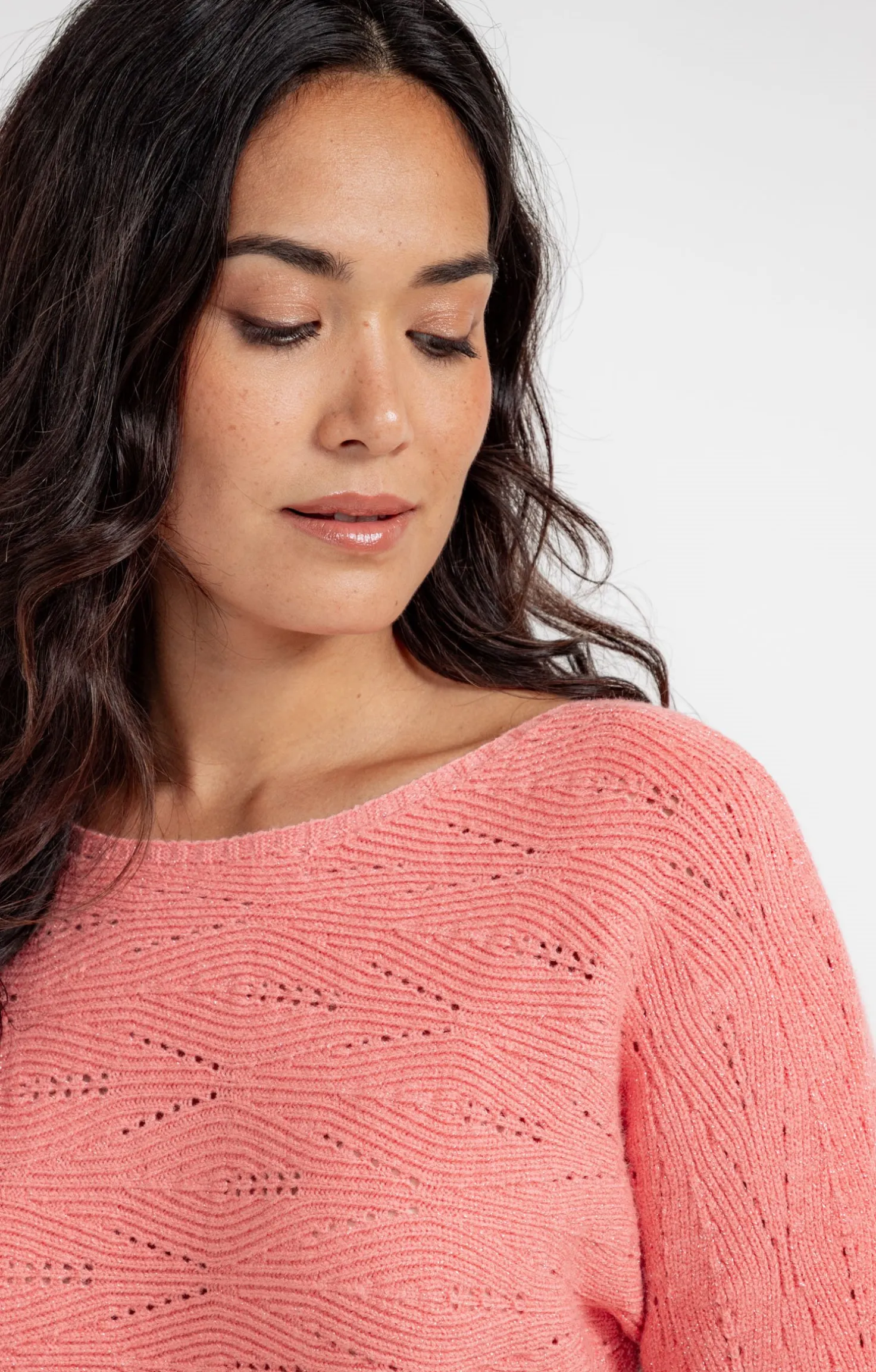 Pull manches longues chauve-souris -