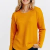 Pull matière brillante -