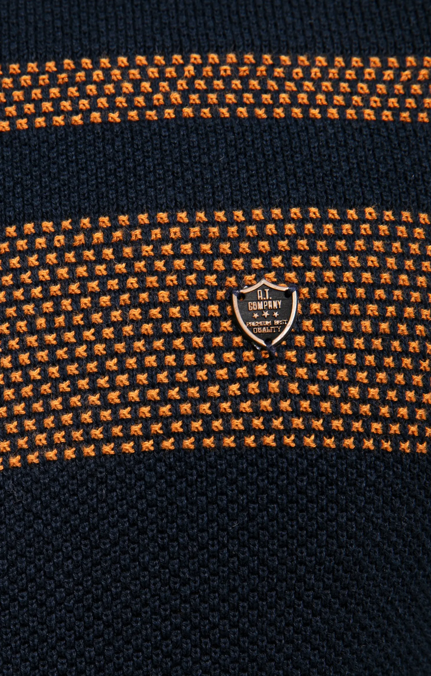 Pull rayure placée -