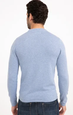 Pull uni col tunisien -