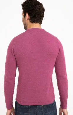 Pull uni col tunisien -