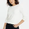 Pull uni paillettes -