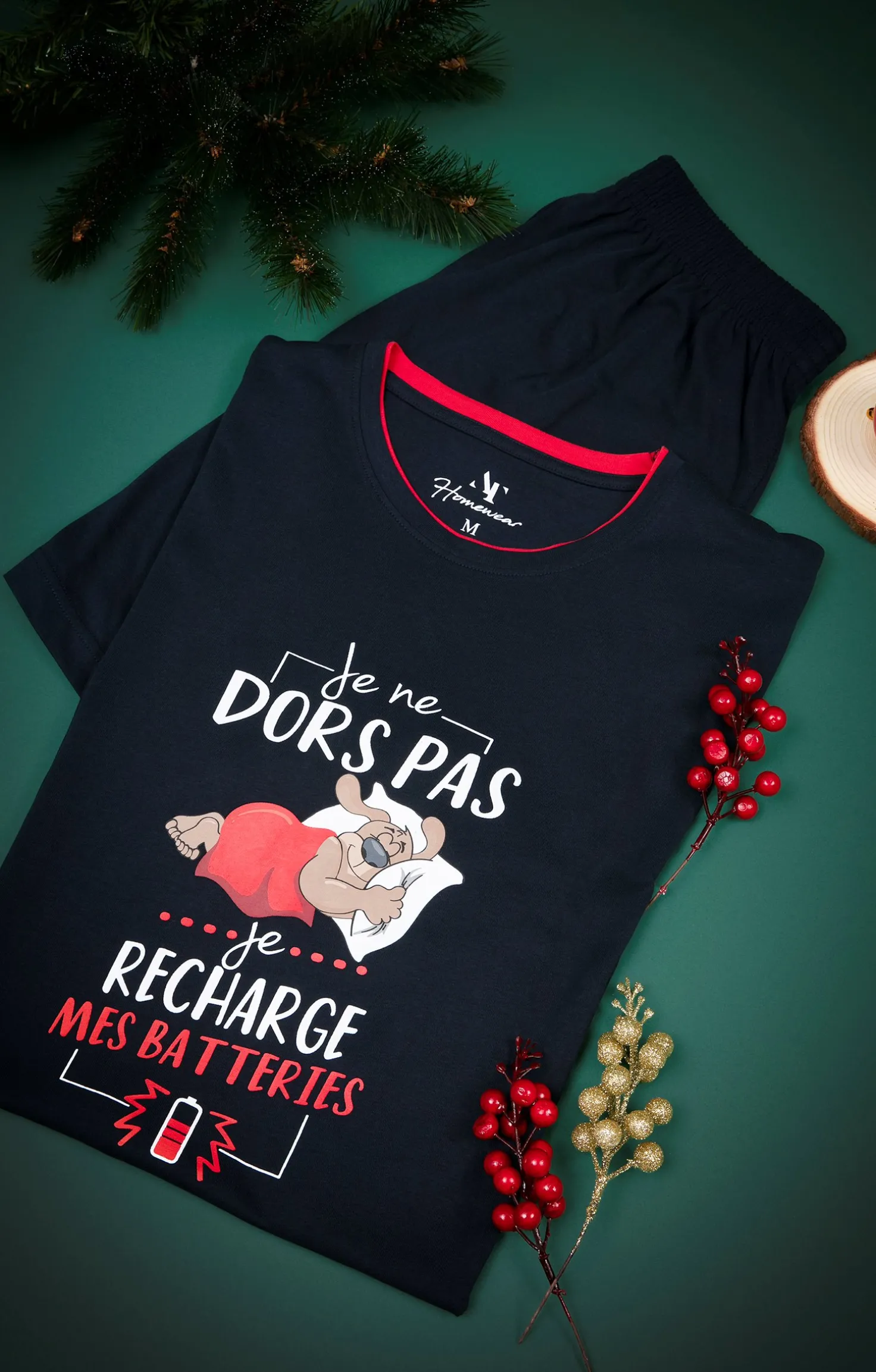 Pyjama court batterie -