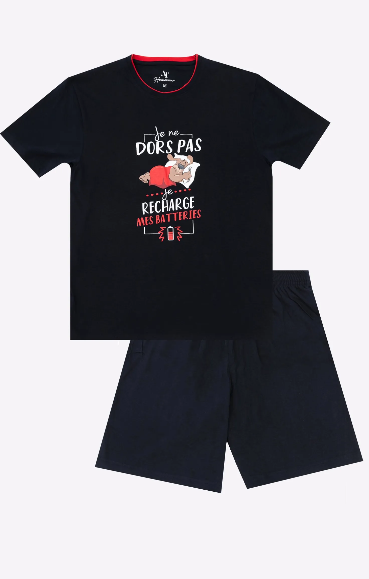 Pyjama court batterie -