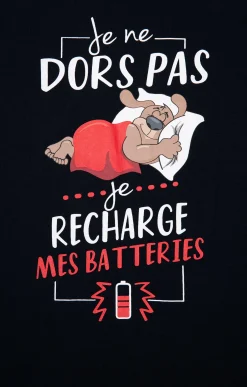 Pyjama court batterie -