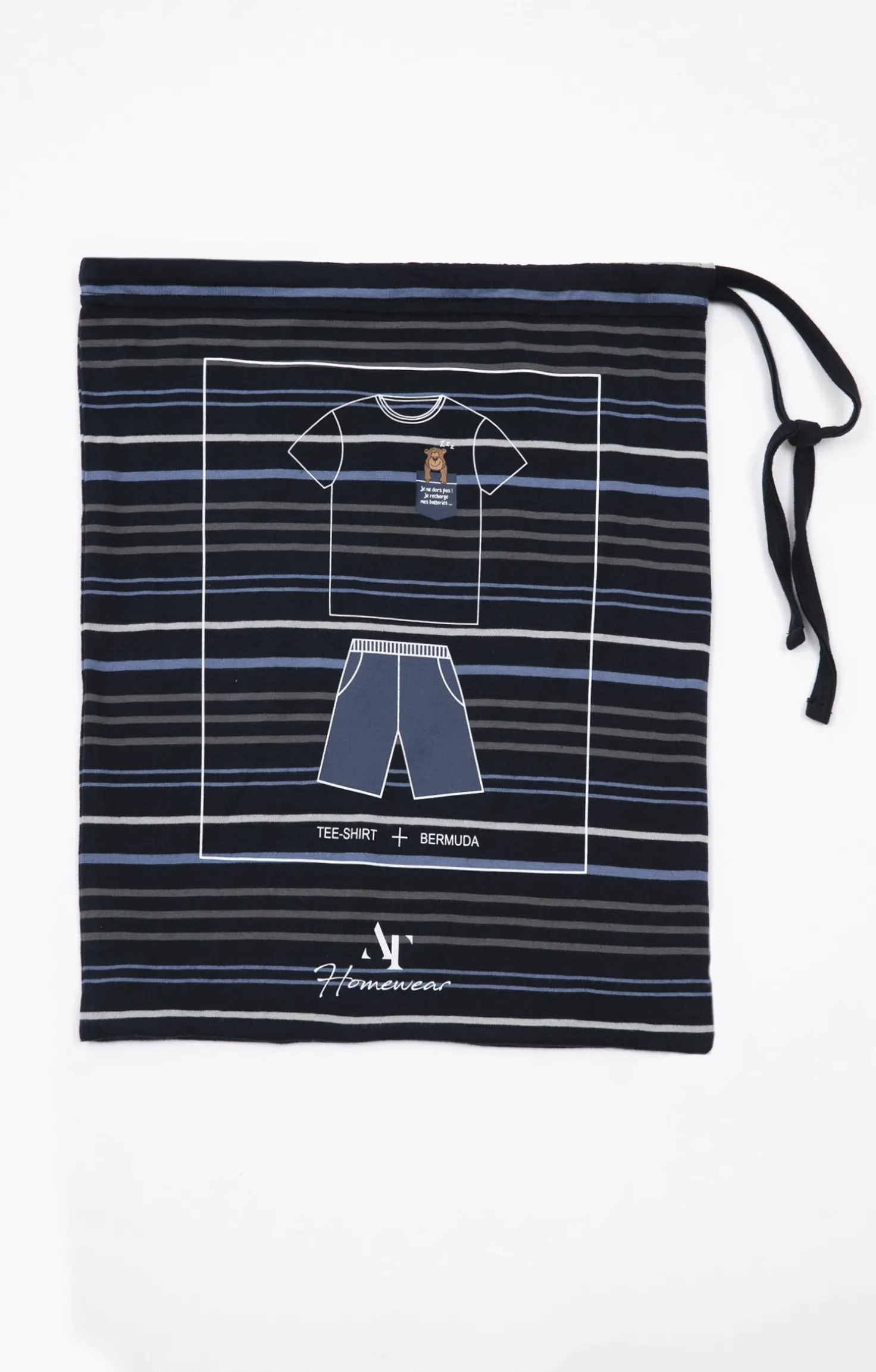 Pyjama court ray -