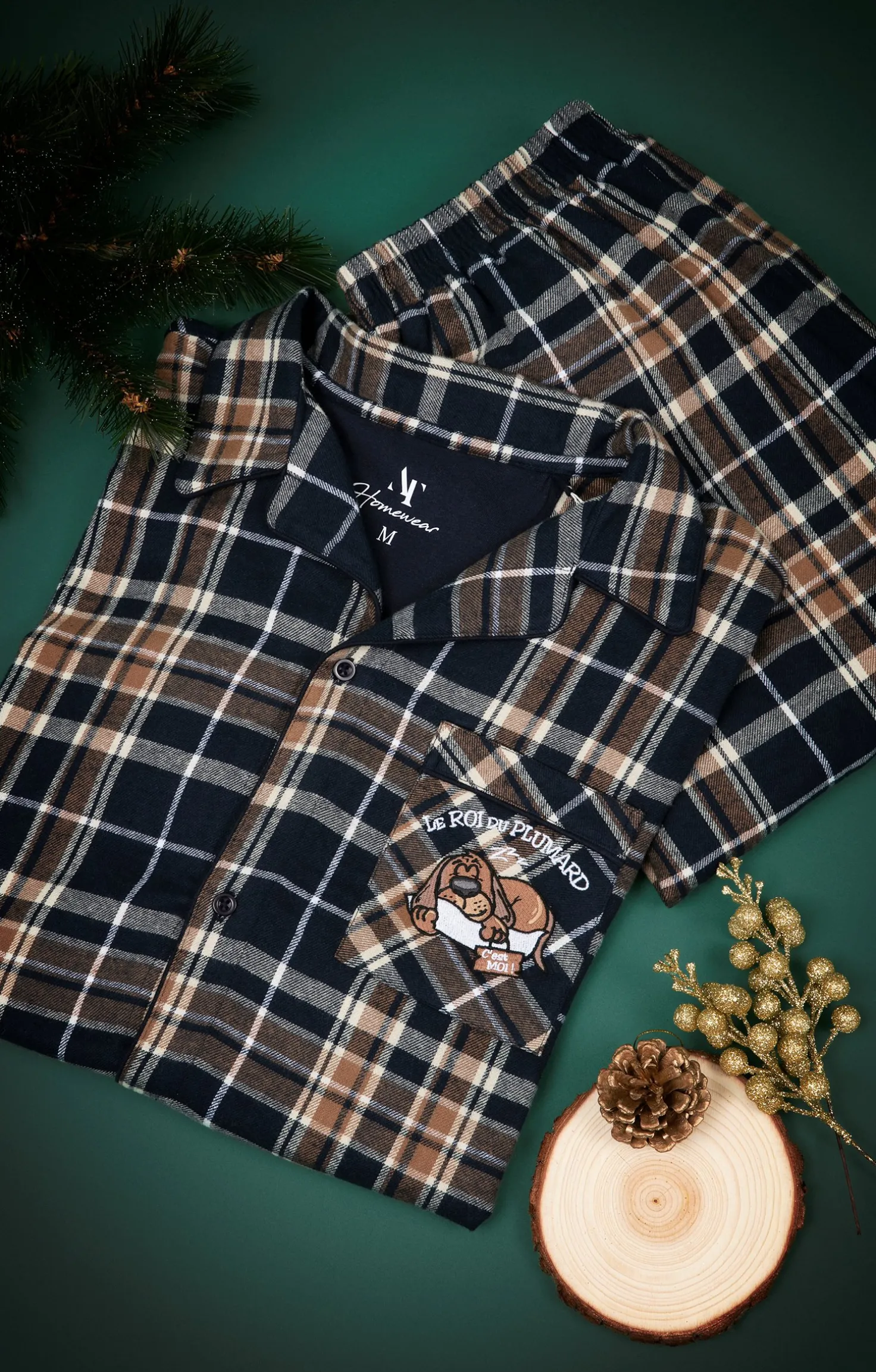 Pyjama long carreaux -