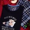Pyjama long motivé -