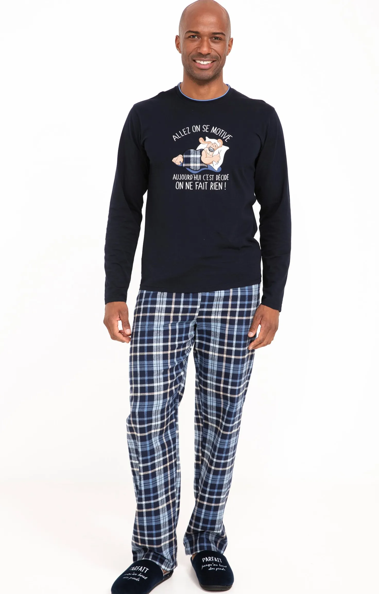 Pyjama long motivé -