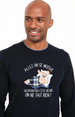 Pyjama long motivé -