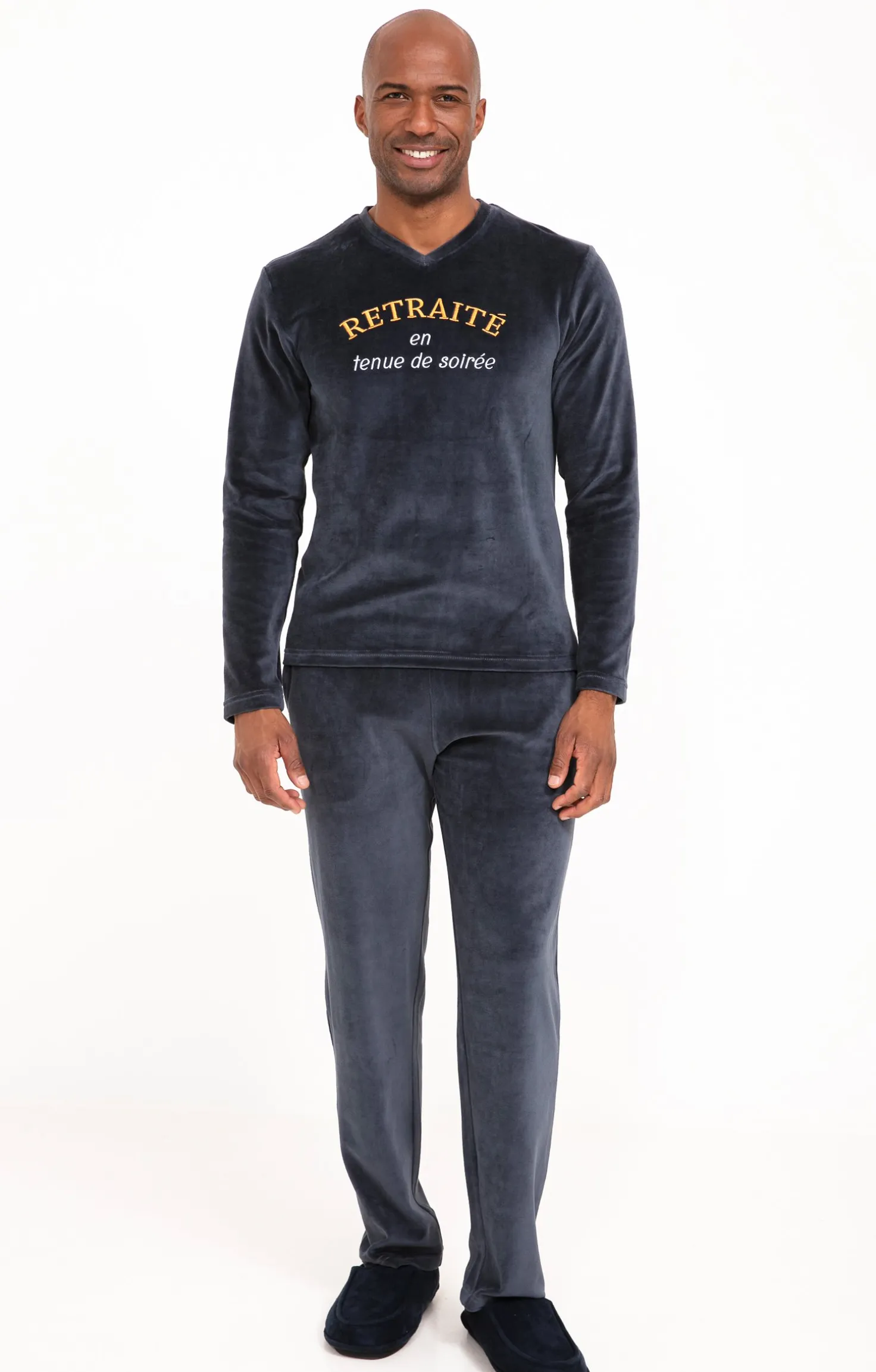 Pyjama long retraité -
