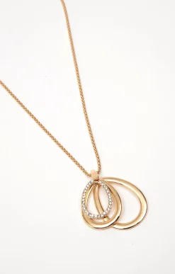 Ras de cou pendentif 3 anneaux -