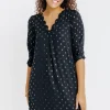 Robe décolleté festonné -