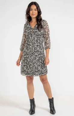Robe élastiquée dos -