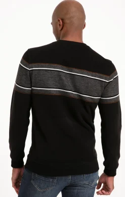Sweat manches longues Raye Front -