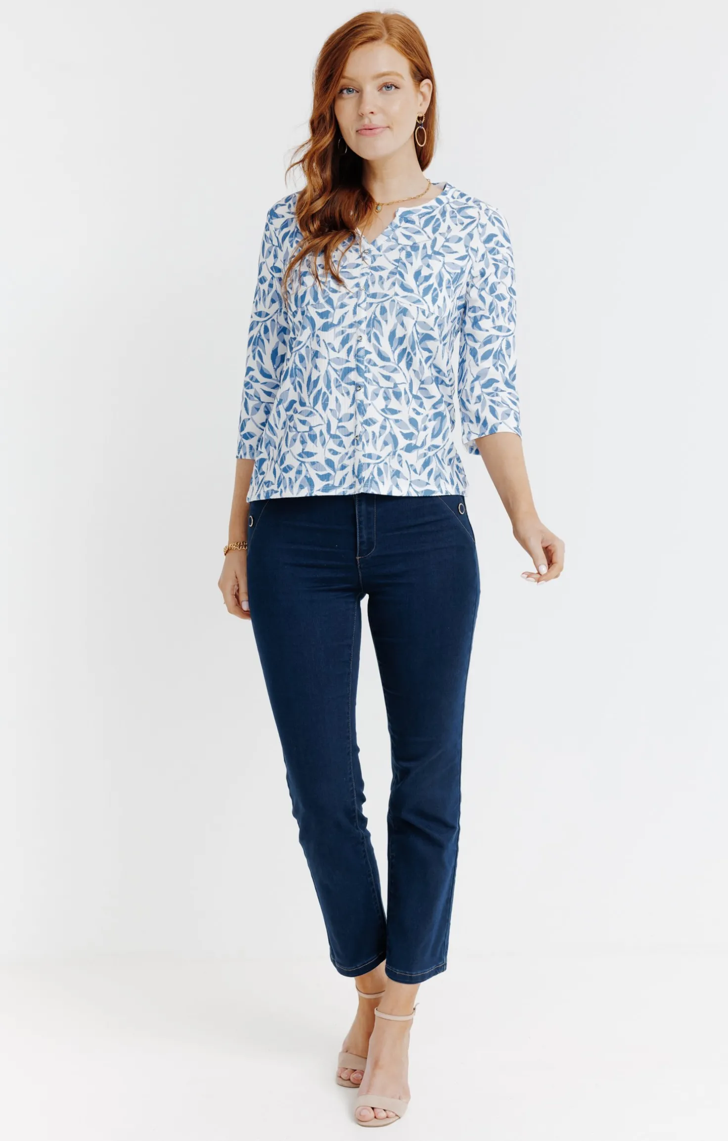 Tee-shirt col mao -