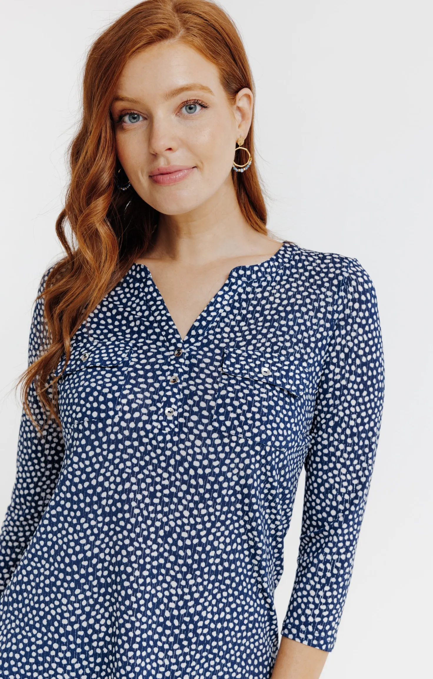 Tee-shirt col mao -