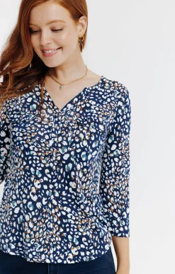 Tee-shirt col mao -