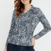 TEE-SHIRT COL POLO IMPRIME PEAU DE BETE -