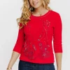 Tee-shirt imprimé placé -