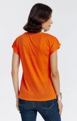 Tee-shirt imprimé strass -