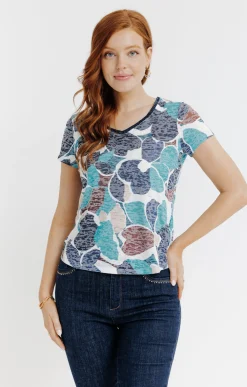 Tee-shirt manches courtes imprimé -