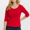 Tee-shirt uni col rond -
