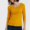 Tee-shirt uni col rond -