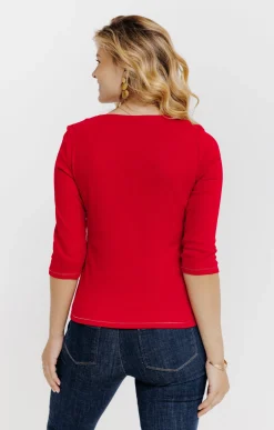 Tee-shirt uni col rond -