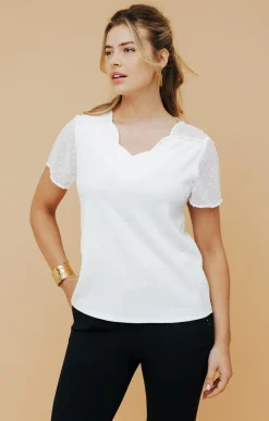 Tee-shirt uni galon -