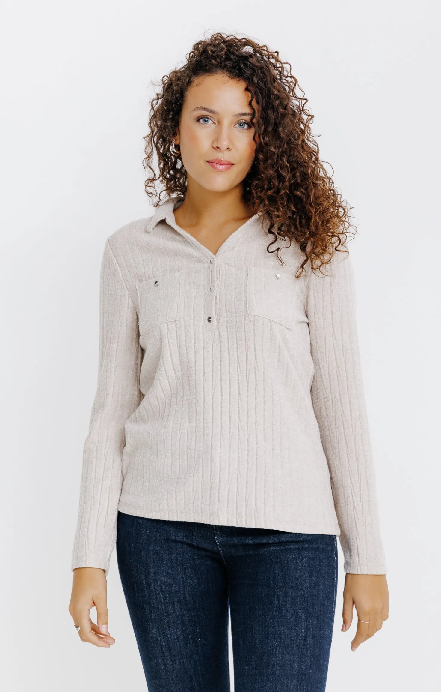 Tee-shirt uni manches longues -